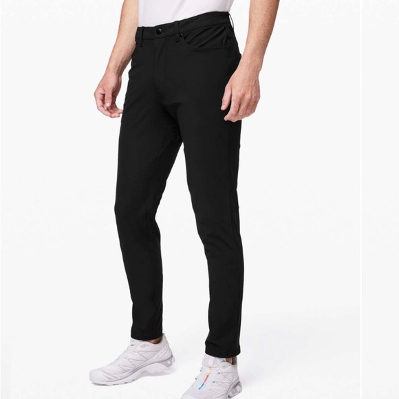 Lululemon ABC Pant Slim *Warpstreme 32" in Black Size 34 - Picture 1 of 10